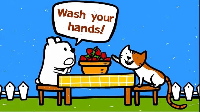 Didi's day 5 - Brush your teeth, Wash your hands - Dessin animé éducatif en anglais
