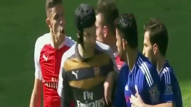 Diego costa fight Laurent Koscielny & Gabriel Paulista - Chelsea vs Arsenal [19.9.2015] EPL