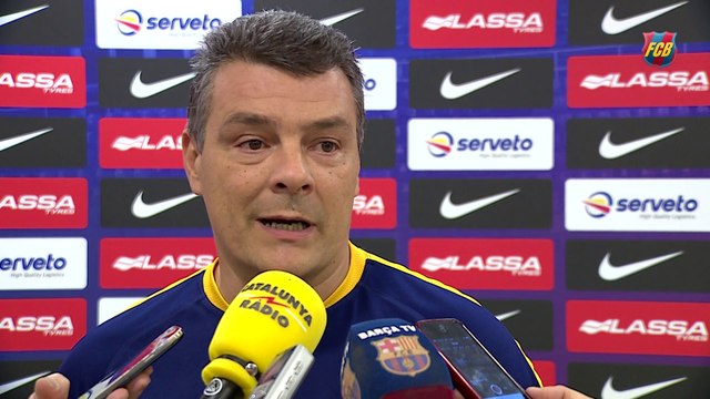 FCB Lassa (handbol) Xavi Pascual: “Aquesta nova Champions és espectacular i de màxim nivell d’exigència”
