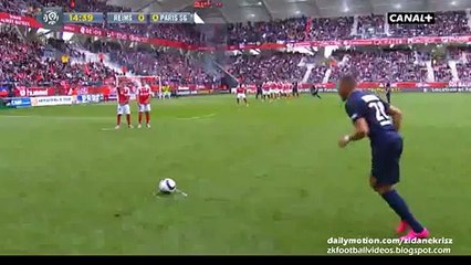 Javier Pastore Disallowed Goal | Stade Reims v. PSG 19.09.2015 HD