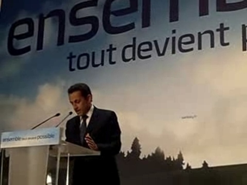 Discours Nicolas Sarkozy - 22 avril 2007