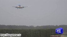 VERY scary plane landing at Schiphol Airport in Amsterdam.