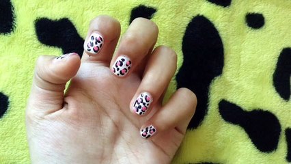 Leopard Print Nail Art Design Tutorial. Marvellous DIY