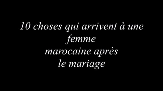 10 choses qui arrivent à une femme marocaine après le mariage