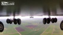 Lockheed C-5 Galaxy Landing - Fuselage Cam