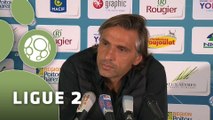 Conférence de presse Chamois Niortais - Nîmes Olympique (1-0) : Régis BROUARD (CNFC) - José  PASQUALETTI (NIMES) - 2015/2016