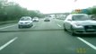 Dumbass With An Audi Causes Highway Accident