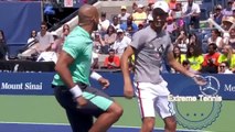 Funny Tennis | Novak Djokovic | Dance party |  Us Open 2015