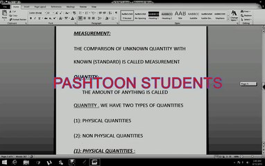 physics and measurement
