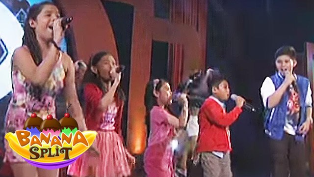 Banana Split: The Voice Kids Season 2 sing Roar