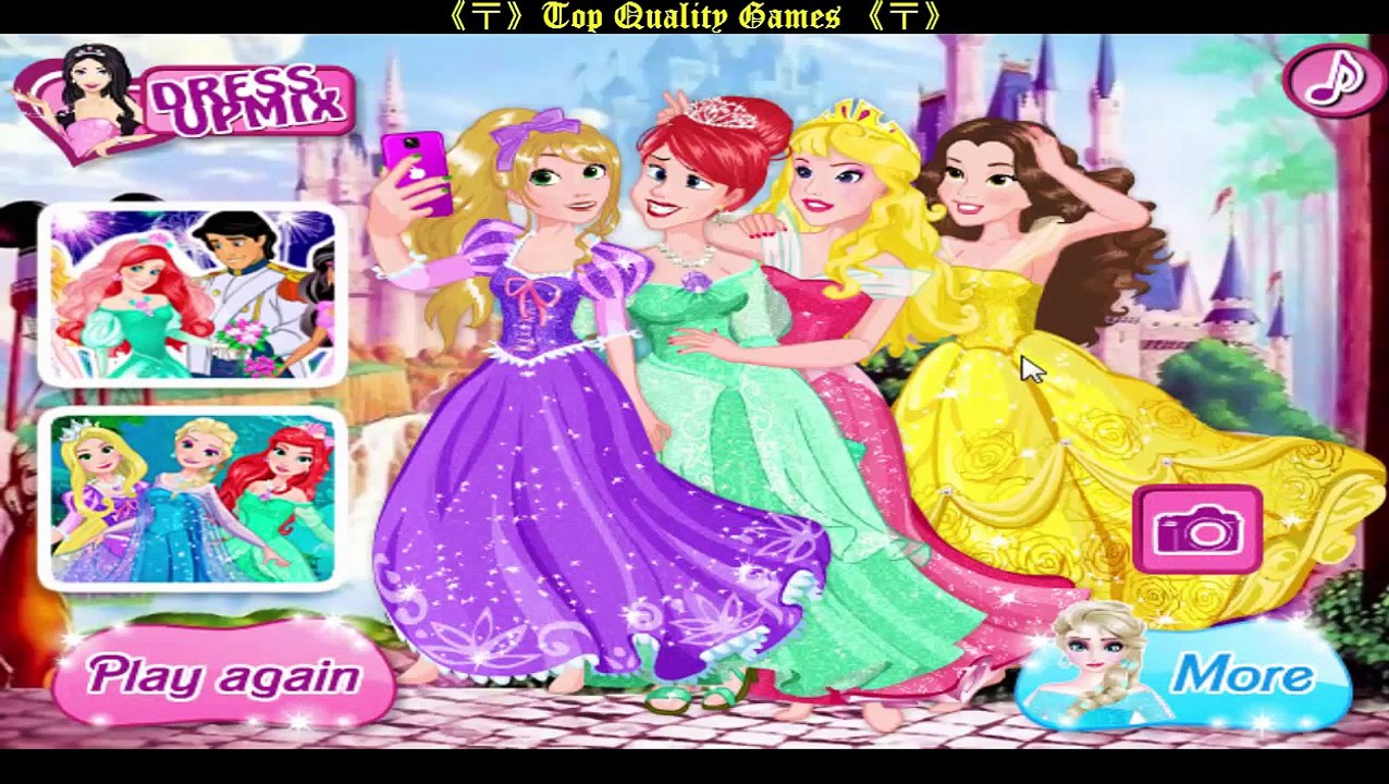 《〒》346 ♣ Disney princesses create the best and funniest selfie ever game