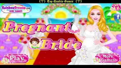 《〒》347 ♣ Pregnant Bride wedding dress up game for girls