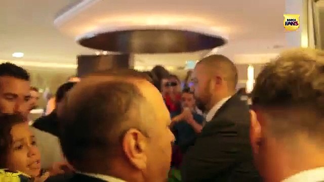 BEHIND THE SCENES - Following Lionel Messi at the UEFA Gala