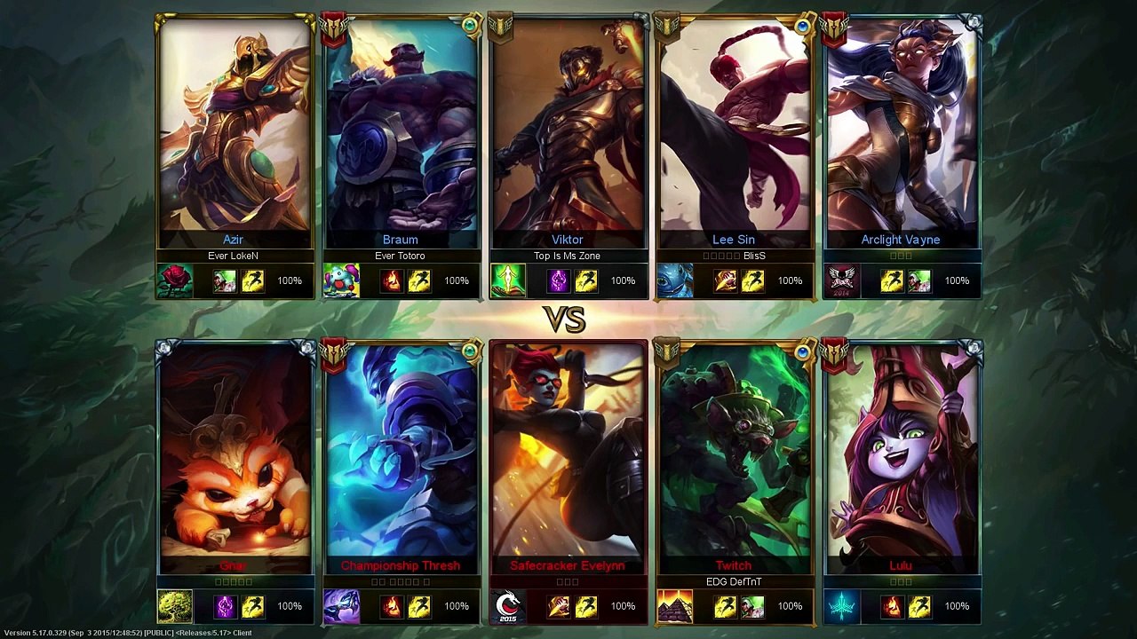 Deft picks Twitch