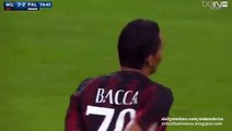 Carlos Bacca 3:2 Fantastic Second Goal | AC Milan v. Palermo 19.09.2015 HD
