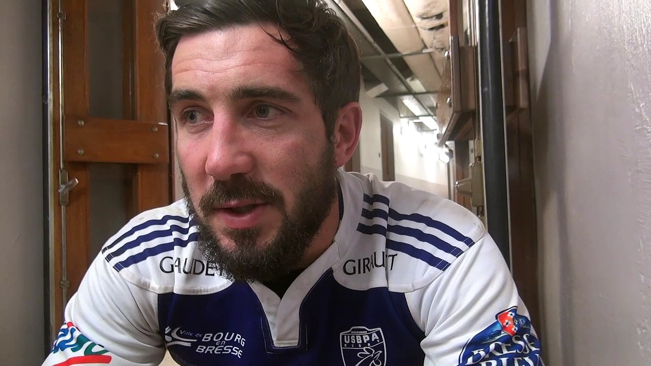 Rugby Fédérale 1 - Orlando Stott après ROC La Voulte Valence - US Bressane