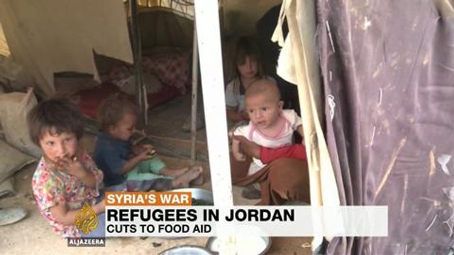 Syrian refugees in Jordan go hungry as food aid stops