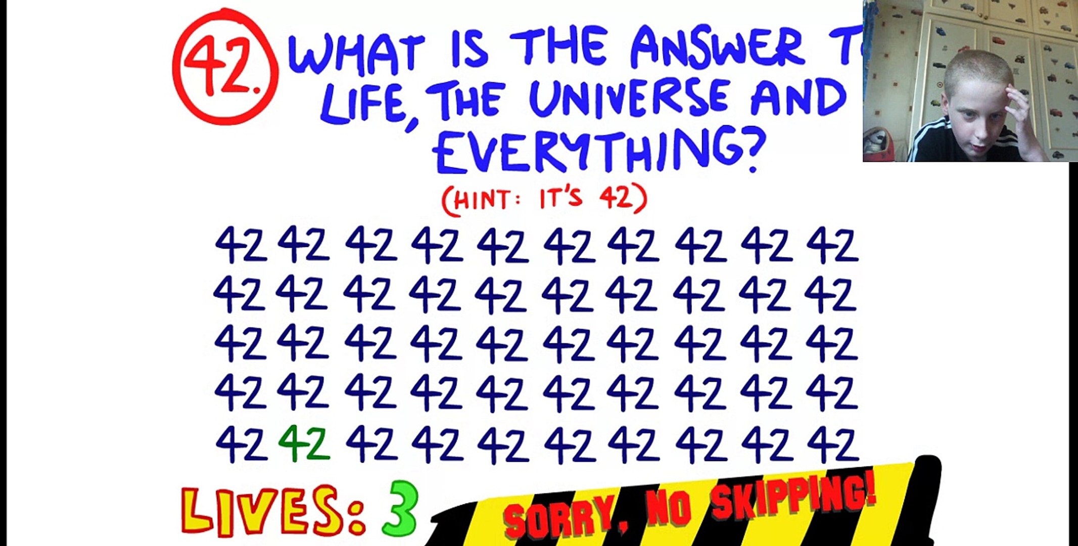 Impossible Quiz 42