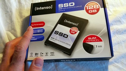 Unboxing - Intenso 128 GB SSD (September 19th 2015 - 10.40 AM)