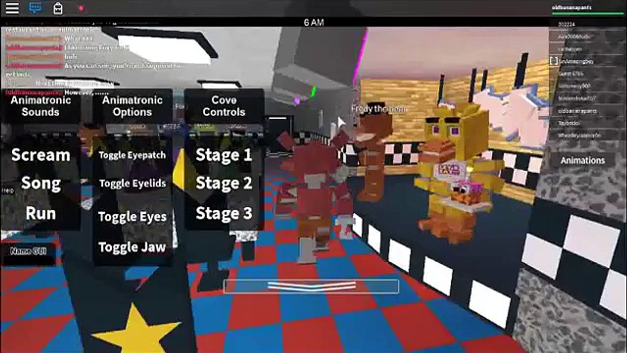 ROBLOX Freddy Fazblox Pizza glitch! Get outside as an Animatronic!