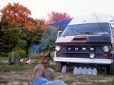solo Van Life in the North Woods CAMPING - slideshow  summer/fall 2014