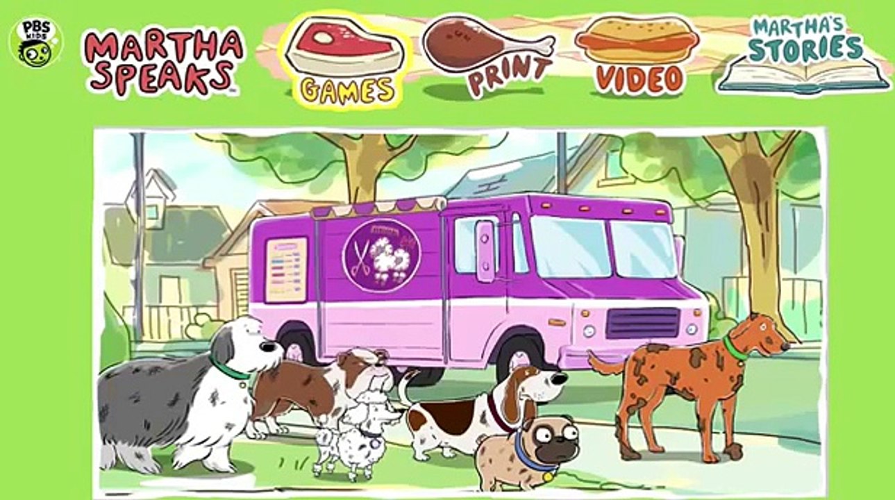 Martha Speaks Scrub A Pup Cartoon Animation PBS Kids Game Play ...
