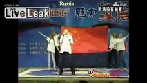 Five Star Red Flag by singers from South Korea, Russia, USA, and North Korea