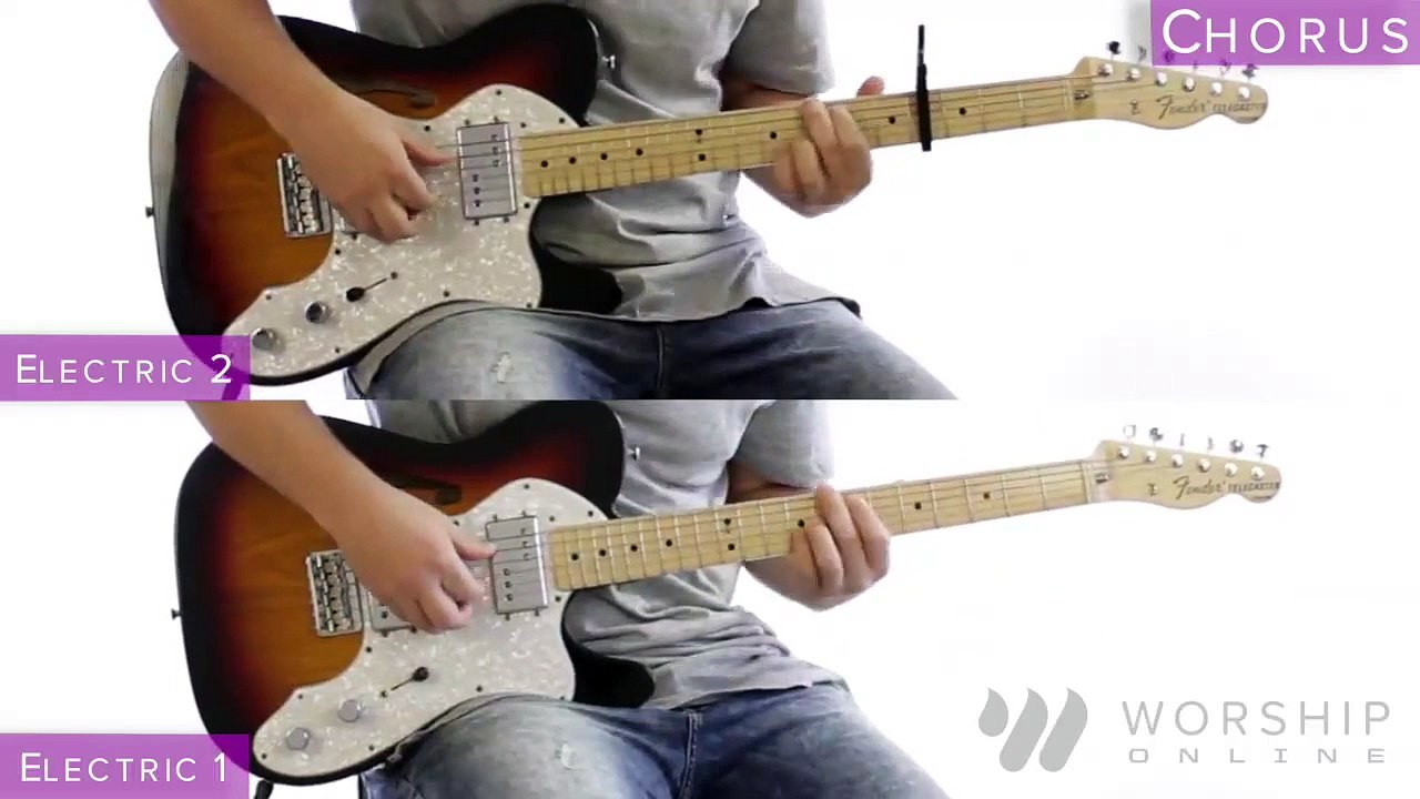 Lord I Need You - Passion ft. Chris Tomlin - Electric And Acoustic Guitar Tutorial