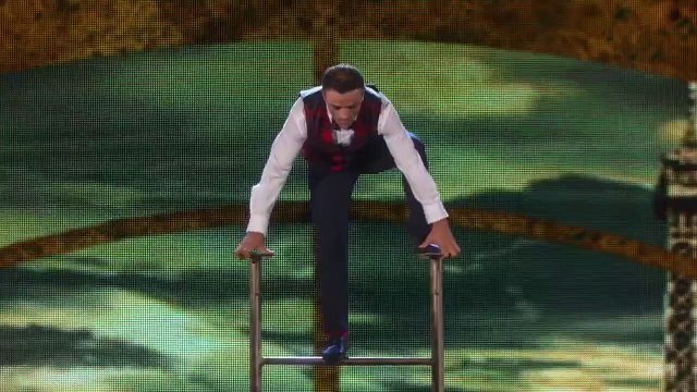 Americas Got Talent 2015 S10E23 Semi Finals Rd.2 Uzeyer Novruzov The Ladder Acrobat