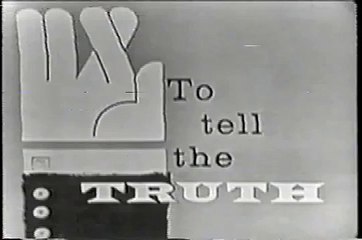 TO TELL THE TRUTH opening credits CBS game show