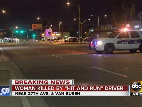 Woman killed by hit-and-run driver in Phoenix