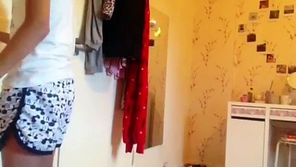 What girls do when there home alone