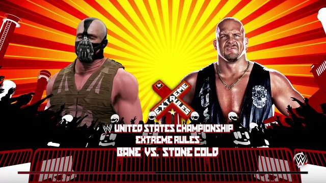 WWE 2K15 stone cold steve austin v bane