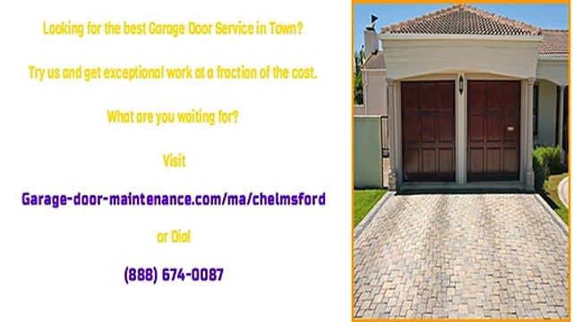 Garage Door Parts Repair & Replacement in Chelmsford, MA