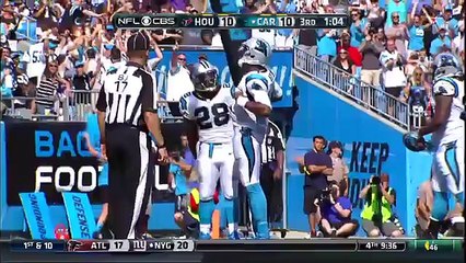 NFL: le touchdown acrobatique de Cam Newton