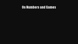 On Numbers and Games Read Online Free