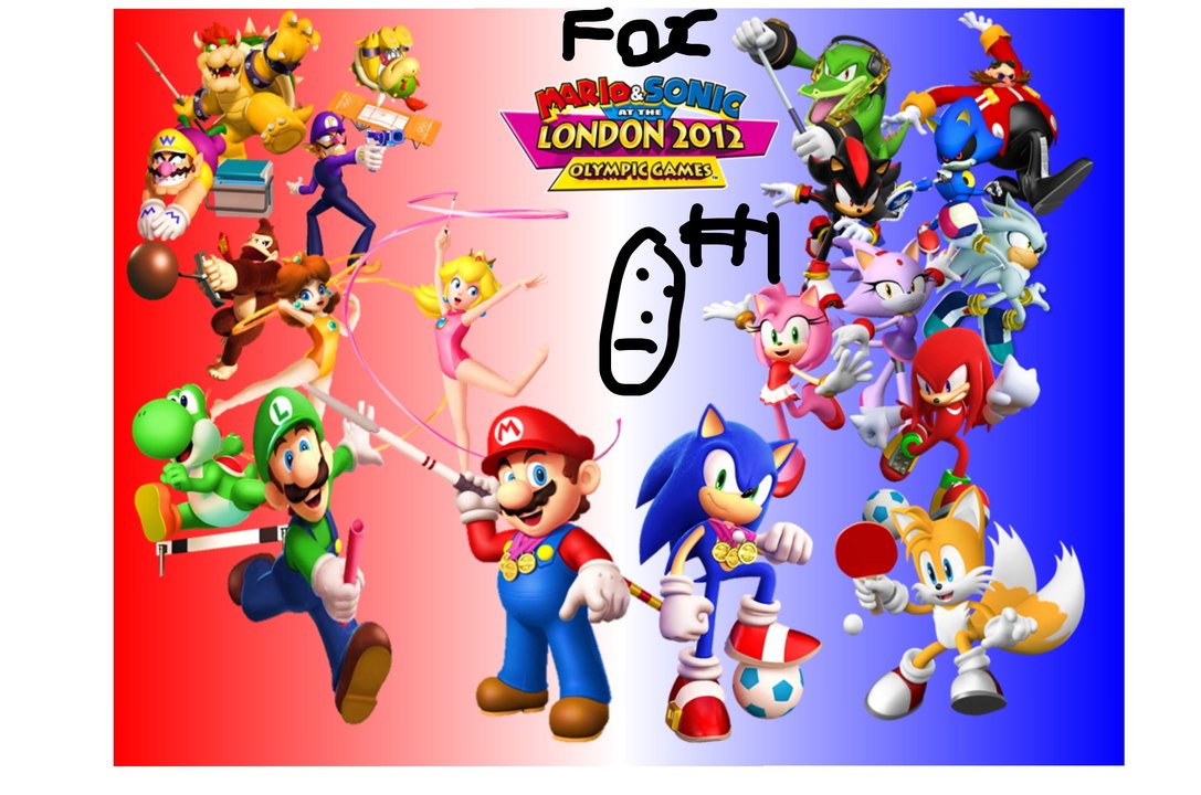 Everyone plays Mario and Sonic at the London 2012 Olympic Games EP1 Part 4