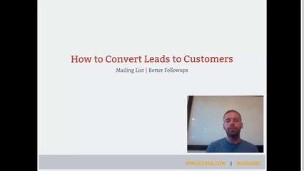 2 Tips to Convert Leads in to Customers