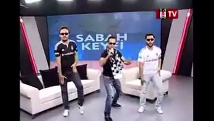 BJK TV'de rap gösterisi!