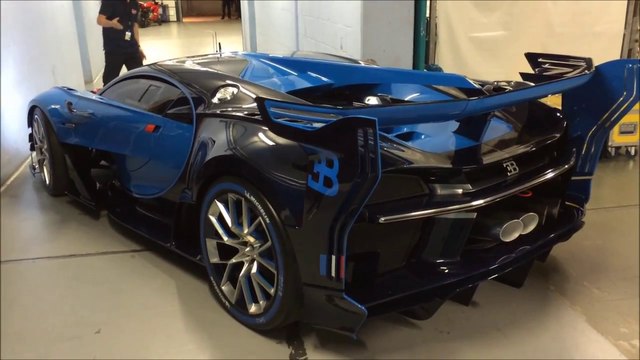 La Bugatti Vision Gran Turismo depuis les coulisses de Francfort