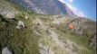 Vol en wingsuit entre les arbres - Dingue