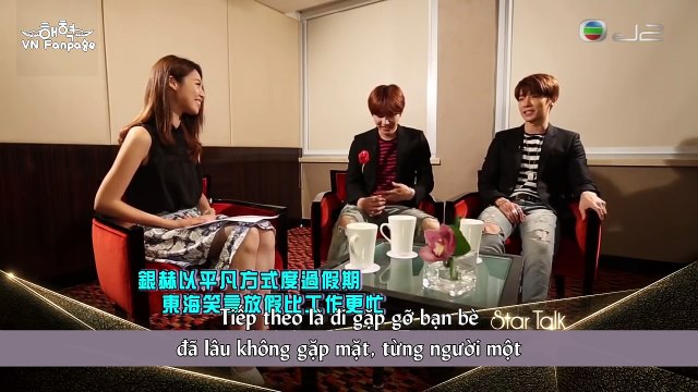 [HaeHyukVN][Vietsub] 150628 Super Junior D&E Dong hae, EunHyuk Star Talk Hong Kong interview