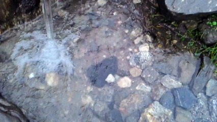 beautiful  Waterfall  in the manali himachal pradesh