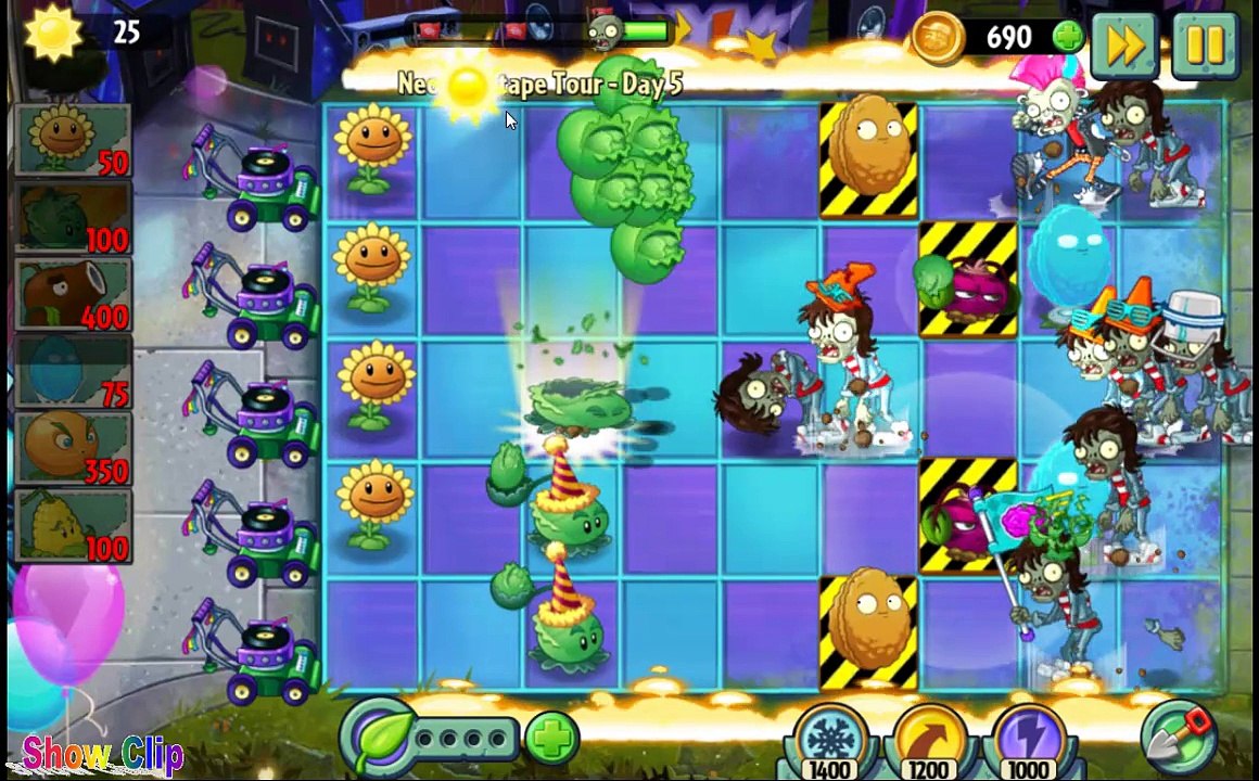 Plants Vs Zombies 2 Neon Mixtape Tour 5