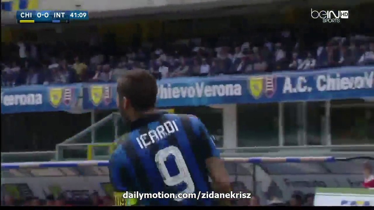 Mauro Icardi 0:1 Goal HD | Chievo Verona v. Inter Milan - Serie A 20.09.2015