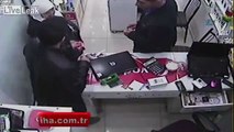 Old woman steals iPhone