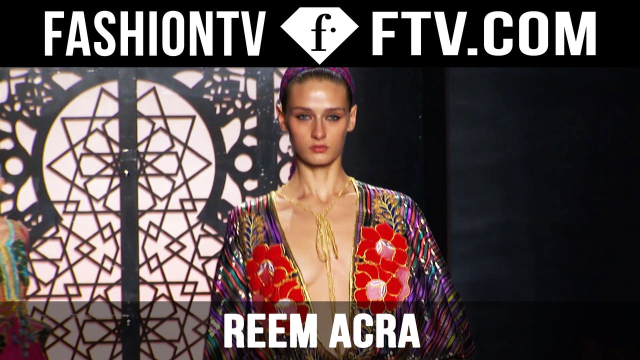 Reem Acra Spring/Summer 2016 Runway Show | New York Fashion Week NYFW | FTV.com