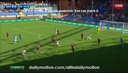 Mandzukic Big Chance to Score - Genoa vs Juventus - Serie A - 20.09.2015