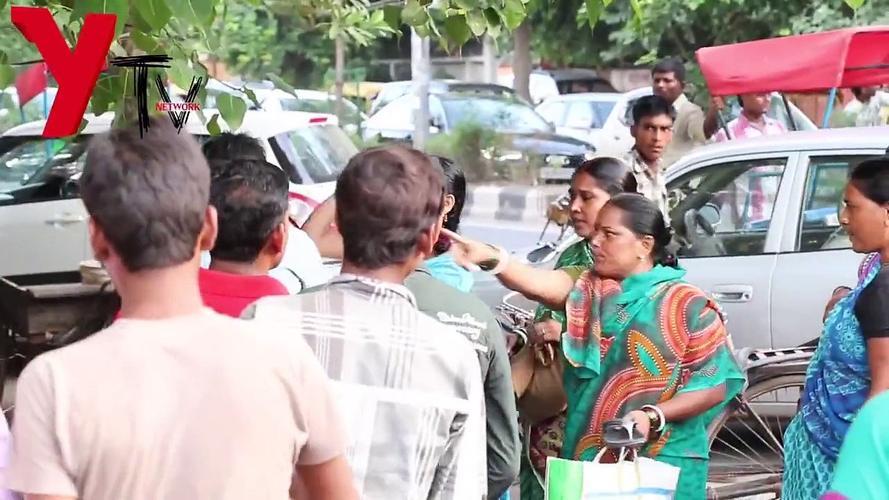 REAL FOOTAGE - Indian Woman fights back on being Harassed!!!