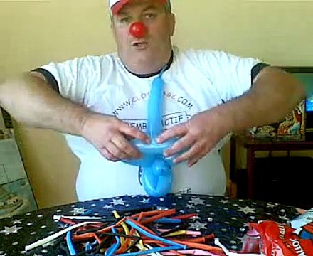 apprendre la sculpture de ballons clown cassou